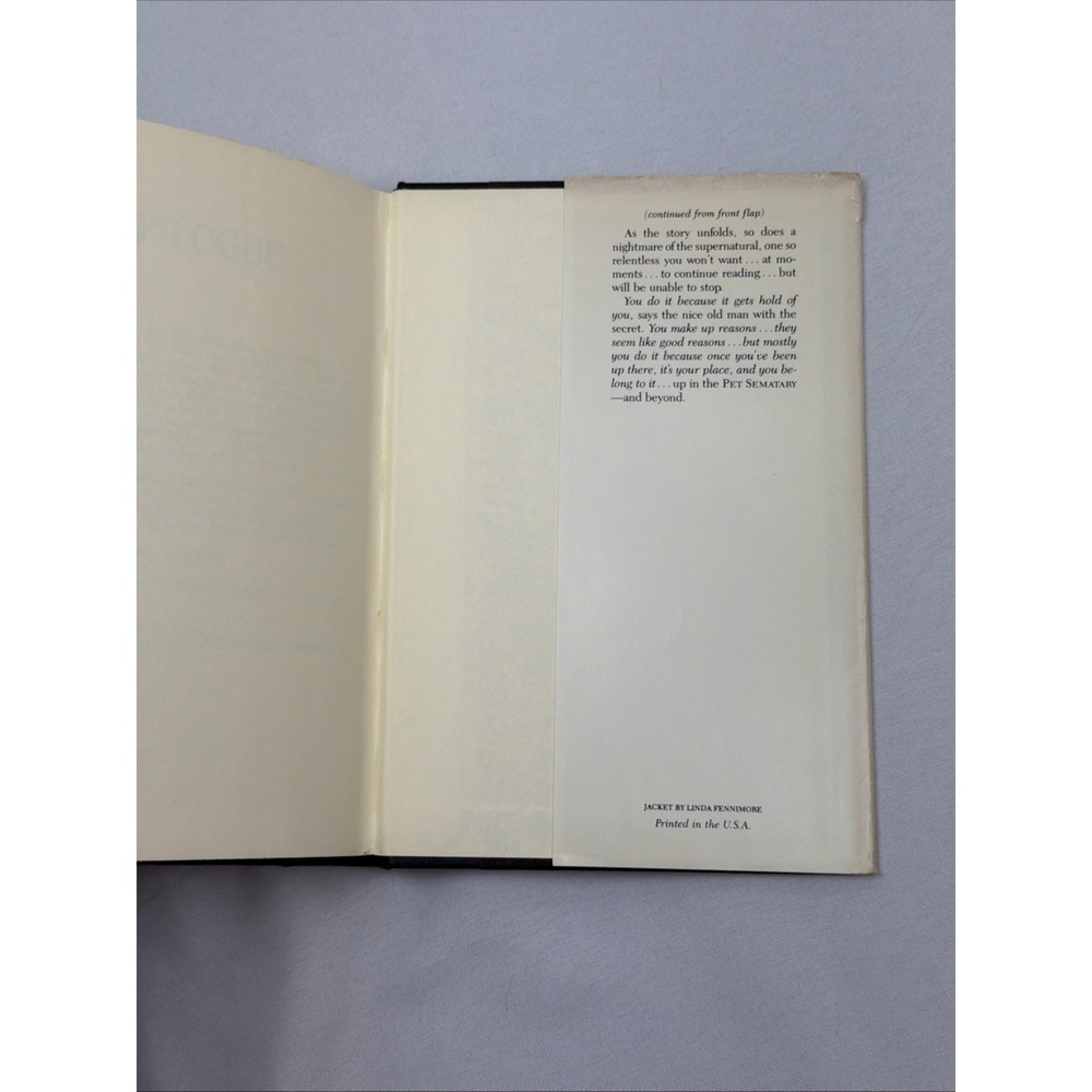 Pet Sematary by Stephen King; Gutter Code N47 BCE - Picture 14 of 16